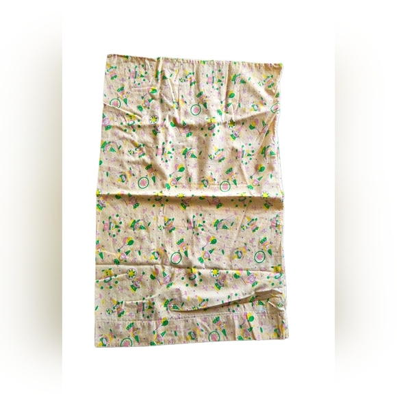 Vintage Kids Flannel Duvet Circus Turtles 70s 80s Twin Cozy Checkered Retro - Picture 8 of 8